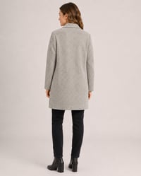 Image 2 of Dunnes Grey Marl Longline Cardigan Jacket – Size 10