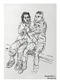 Ronaldinho and Ronaldo (Print)