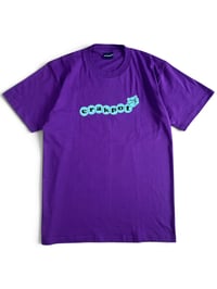 Image 1 of WORM LOGO TEE (PURPLE)
