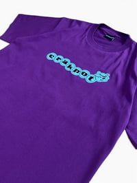 Image 2 of WORM LOGO TEE (PURPLE)