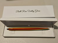 Image 2 of Double Rainbow Refillable Pen Shell with Signature Box Set