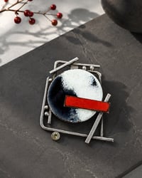 Image 3 of Enamel Brooch/Pendant