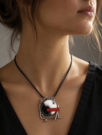 Image 2 of Enamel Brooch/Pendant