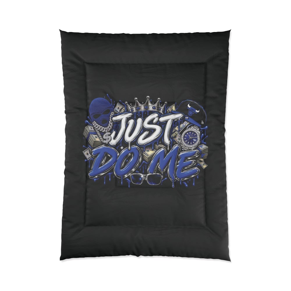 Image of Just Do Me Comforter — Bold Urban Graphic Bedding