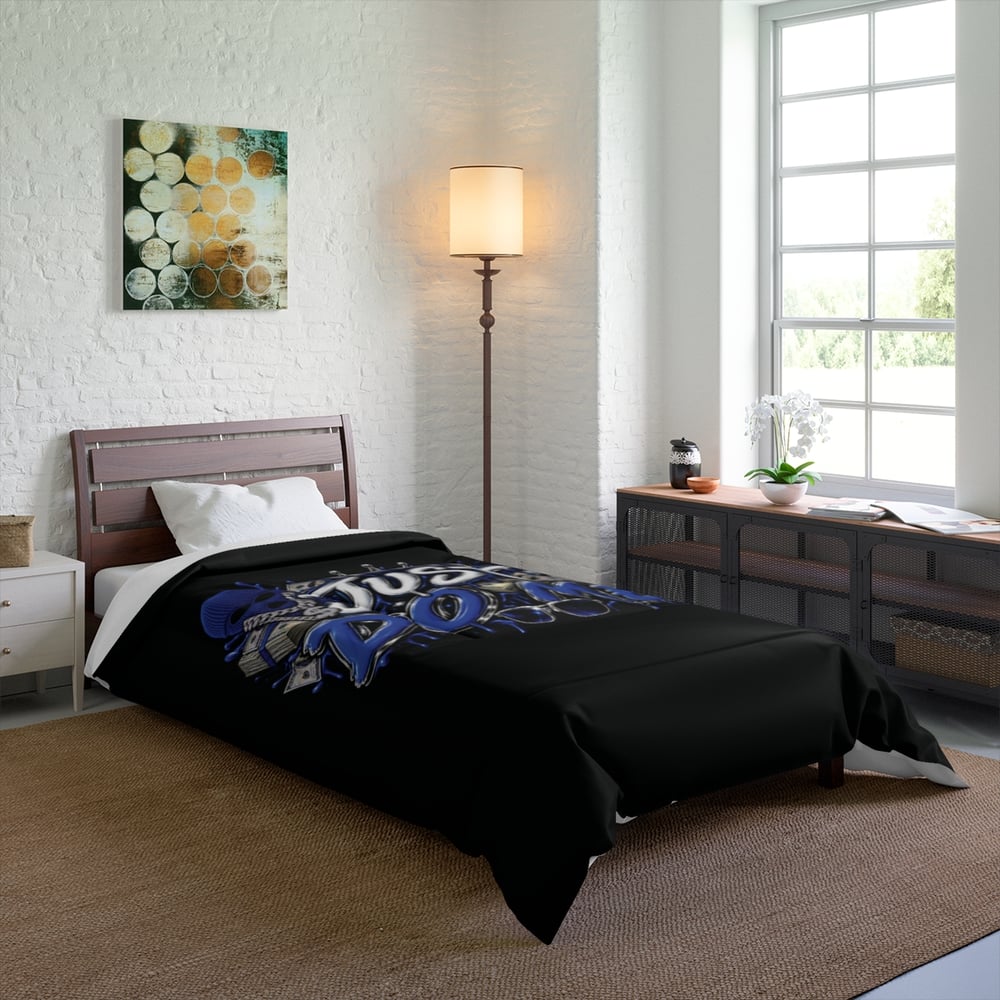 Image of Just Do Me Comforter — Bold Urban Graphic Bedding