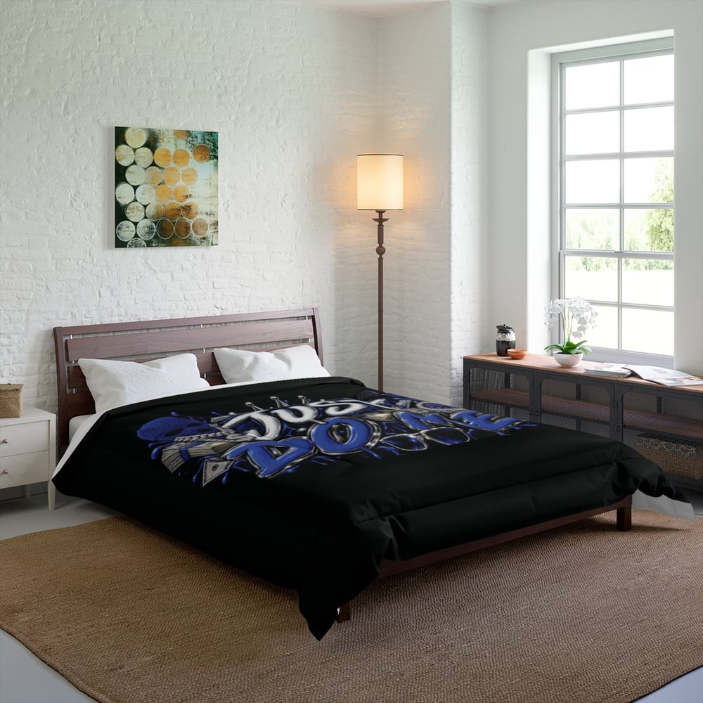 Image of Just Do Me Comforter — Bold Urban Graphic Bedding