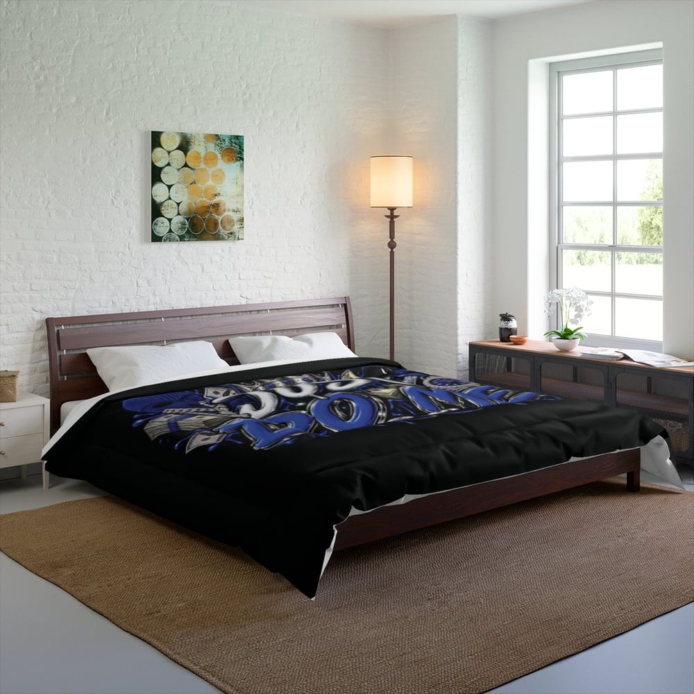 Image of Just Do Me Comforter — Bold Urban Graphic Bedding