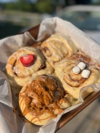 Image 1 of Cinnamon Roll Tray (4 rolls per tray)