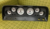 Image 1 of 1964-1966 Chevy C10 Custom Gauge Panel Bezel & Motor Meter Gauge Kit | GPS Speedometer | w/CEL