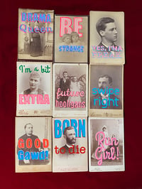 Image 3 of I'm a Bit Extra hand painted cabinet card