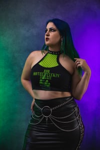 Image 2 of XS/S Rob Zombie Choker Top