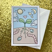 Sprout Welcome Baby Card