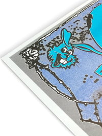 Image 2 of BLUE CHAOS - RISOGRAPH POSTER