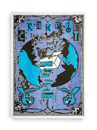Image 1 of BLUE CHAOS - RISOGRAPH POSTER