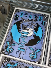 Image 3 of BLUE CHAOS - RISOGRAPH POSTER