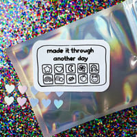 Image 1 of I Survived Today Punch Card Kit