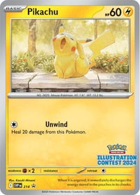 Image 2 of Set Of 3 Feraligatr, Pikachu, Toxtricity (Illustration Contest 2024) - Sealed