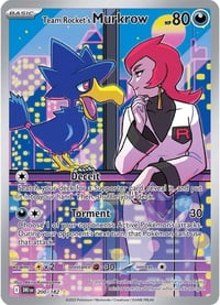 Team Rocket's Murkrow - 200/182 - SV10: Destined Rivals - Near Mint