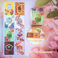 Image 1 of Seasonal Delights Washi Tape- Flowers