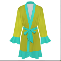 Image 2 of LEMONDROP RUFFLE KIMONO 