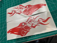 Image 2 of Chipper's Custom Eagle Saddlebag Graphics