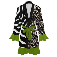 Image 2 of THE AMAZON RUFFLE KIMONO