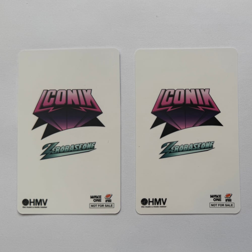 Image of ZEROBASEONE ‘Iconik’ HMV Japan POB Photocard’s