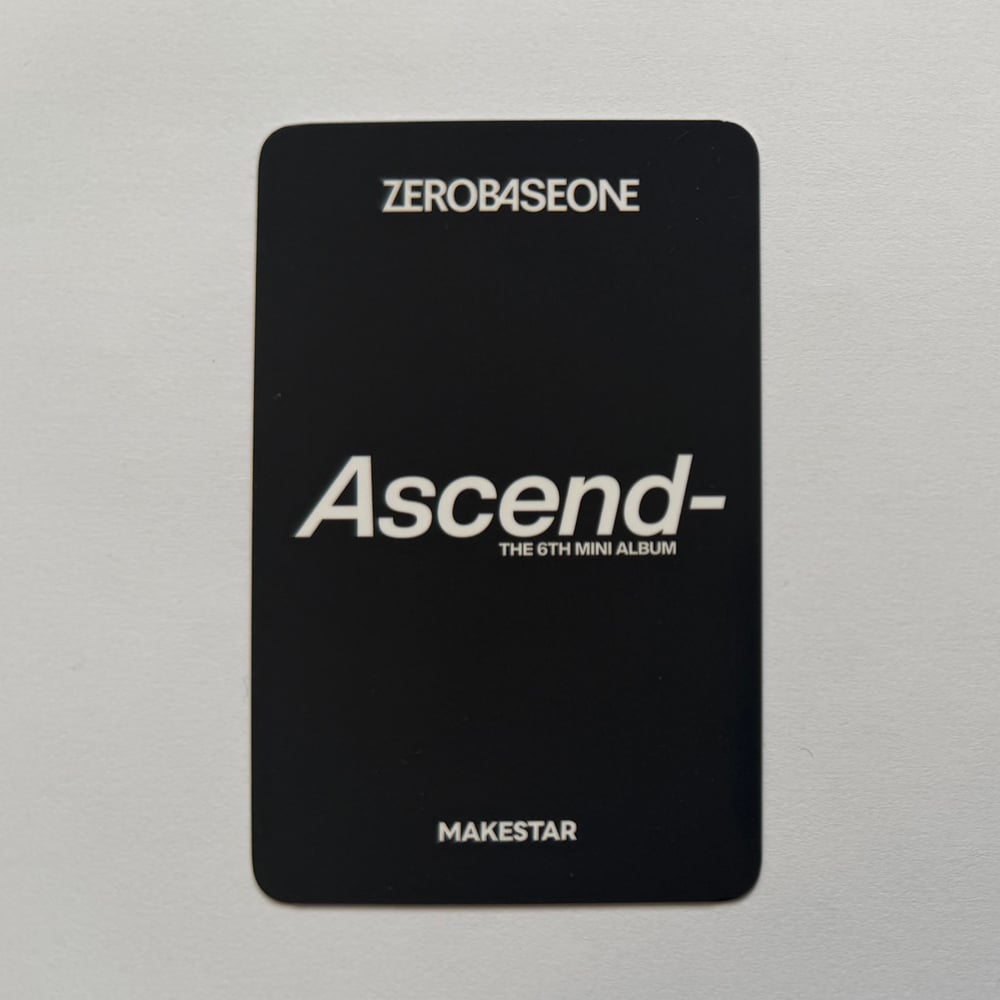 Image of ZEROBASEONE ‘Ascend-‘ Taerae Makestar POB Photocard