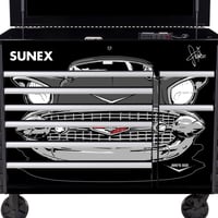 Image 3 of SQUINDO SUNEX – ’57 CHEVY - JUIC’D BOX 50"  7 DRAWER PREMIUM POWERED CART 