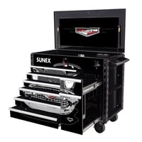 Image 4 of SQUINDO SUNEX – ’57 CHEVY - JUIC’D BOX 50"  7 DRAWER PREMIUM POWERED CART 