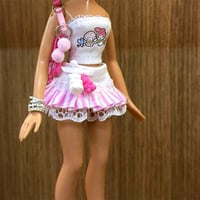 Image 2 of CANDY MELODY WHITE CORSET TOP