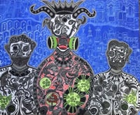 Loyal family of Covid-19 | Museum Quality Artwork 