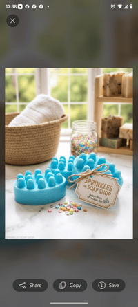 Massage Soap Bar – Blue Hawaiian