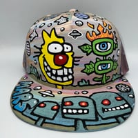 Image 1 of Hand Painted hat 398
