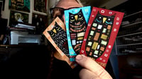 Tiny Free Verse Owls / 3-Piece Micro Art Set & Zine Series, Vol. 2 / #65 of 65