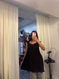 Image 2 of pleated babydoll dress