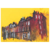 Image 1 of Townhouse On The Corner Of Manor Place and William Street, Edinburgh - Drawing in Soft Pastels o...