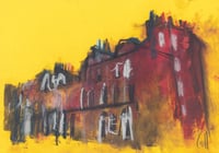Image 2 of Townhouse On The Corner Of Manor Place and William Street, Edinburgh - Drawing in Soft Pastels o...