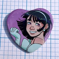 Image 2 of Mizisua Heart Button Pins