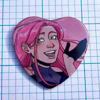 Image 3 of Mizisua Heart Button Pins