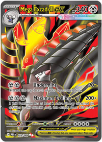 Mega Excadrill ex - 103/084 - ME05: Pitch Black - Near Mint