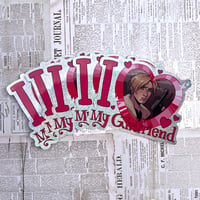 Image 2 of Leon Kennedy "I Love My Girlfriend" Sticker
