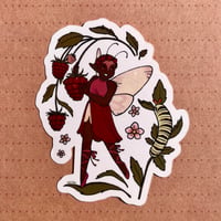 Image 1 of Raspberry Fairy Sticker