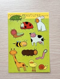 Image 1 of Normal Creatures Sticker Sheet