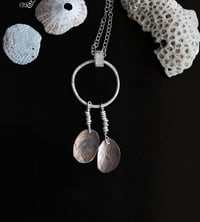 Image 1 of Drops of the Sea Silver Bead Necklace