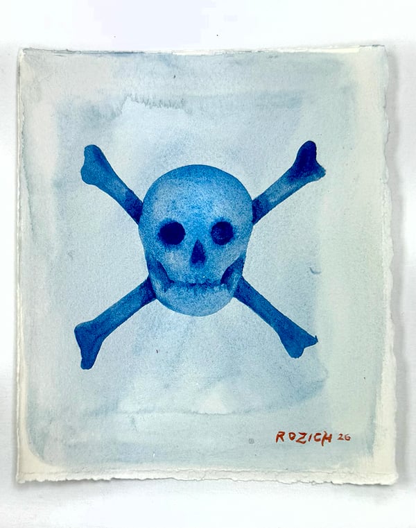 Image of Blue Skull v.1