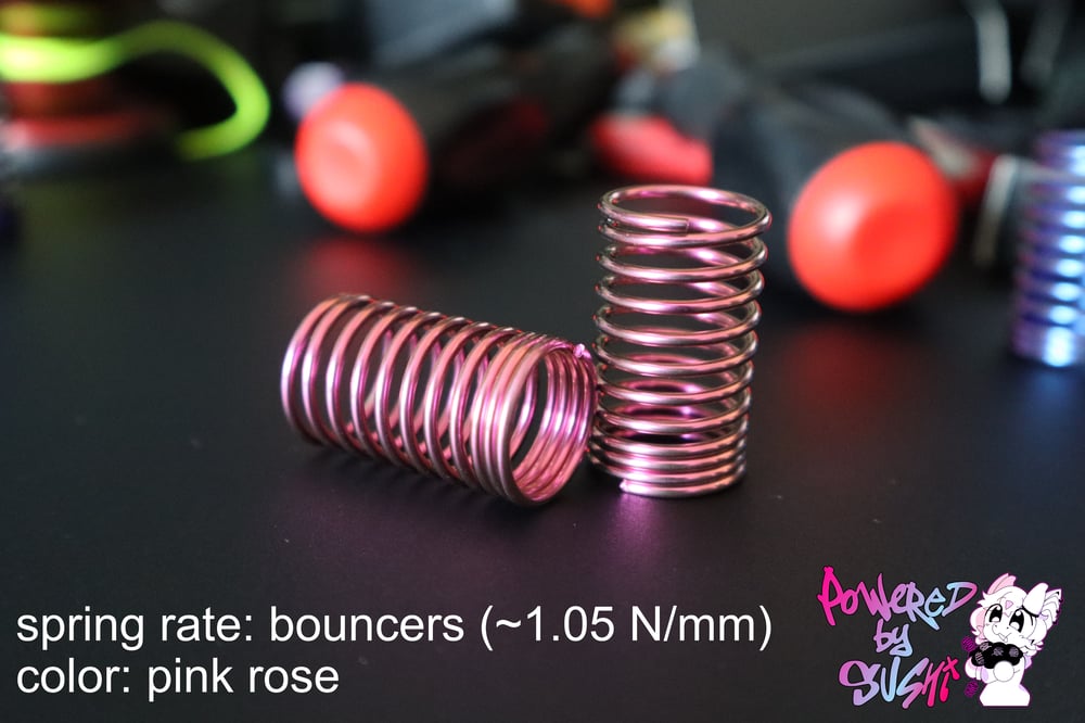 Image of [P2 - BOUNCY PROGRESSIVE] Prototype Titanium Drift Spring (27mm)