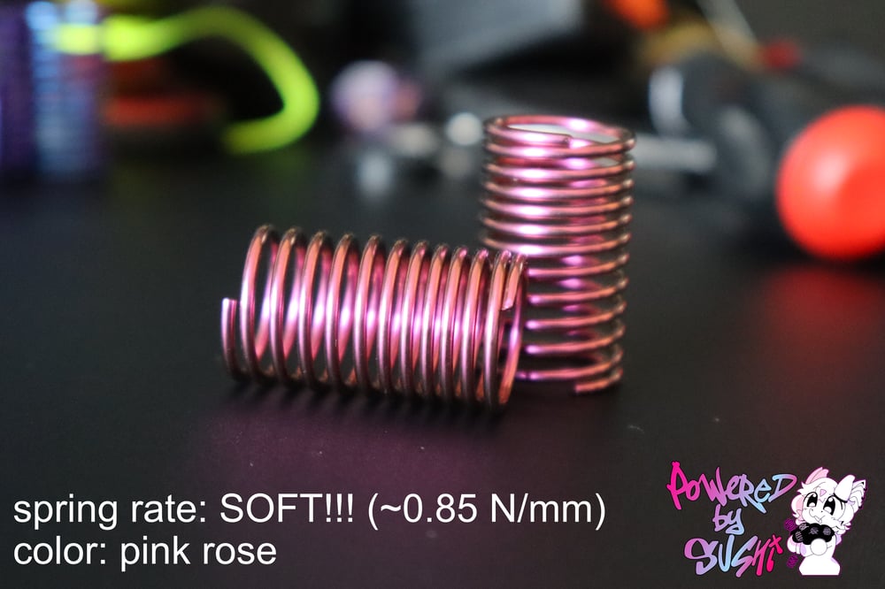 Image of [P3 - SOFT PROGRESSIVE] Prototype Titanium Drift Spring (27mm)
