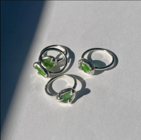 Image 4 of GREEN MOLTEN RING
