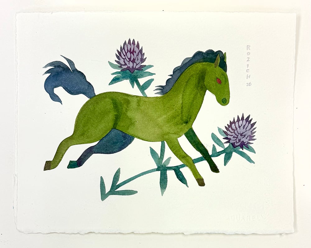 Image of Horse in Thistle